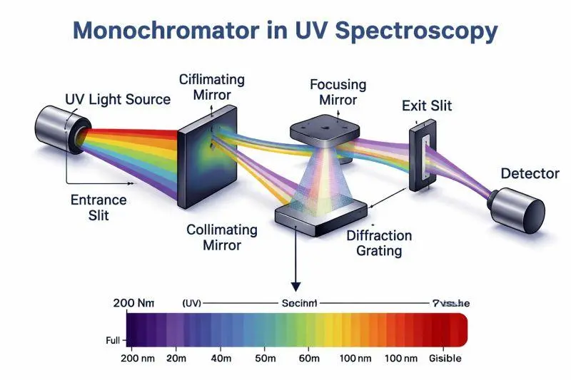 Monochromator-in-UV-Spectroscopy
