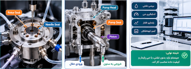 مراحل تشخیص نشتی HPLC مراحل-تشخیص-نشتی-HPLC