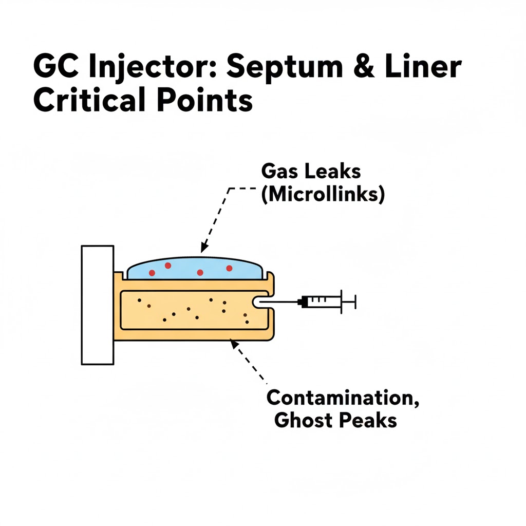 مقایسه بصری سپتوم و لاینر نو با فرسوده و نشانه های تشخیص هر کدام