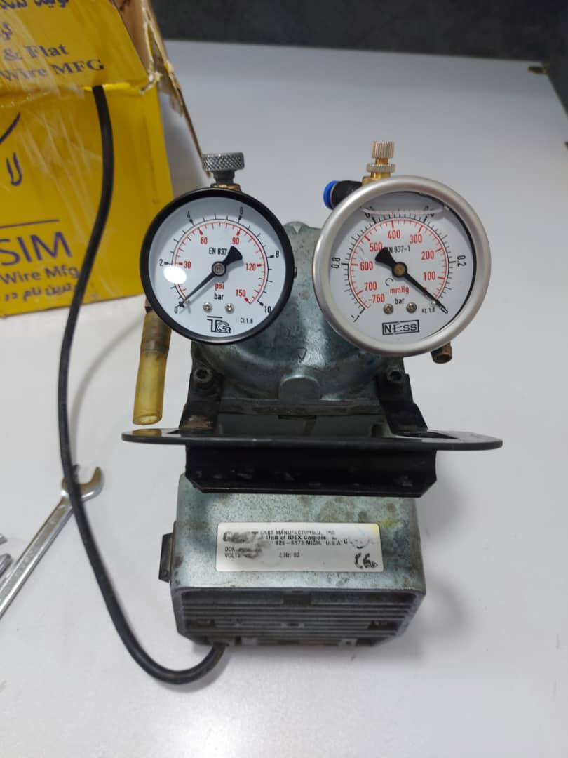 تعمیر و نگهداری پمپ خلا روغنی - شرکت پرتوشار